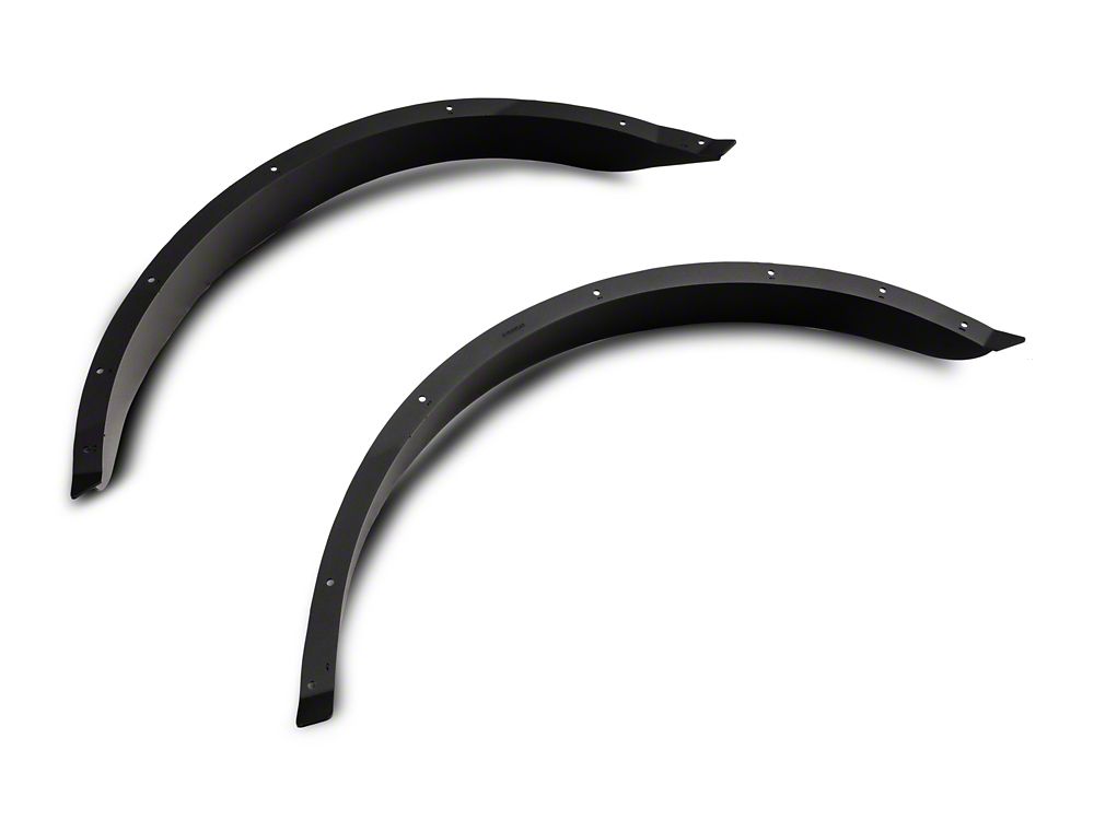 Barricade HD Flat Fender Flares; Front (21-25 Bronco, Excluding Everglades, Heritage & Raptor)