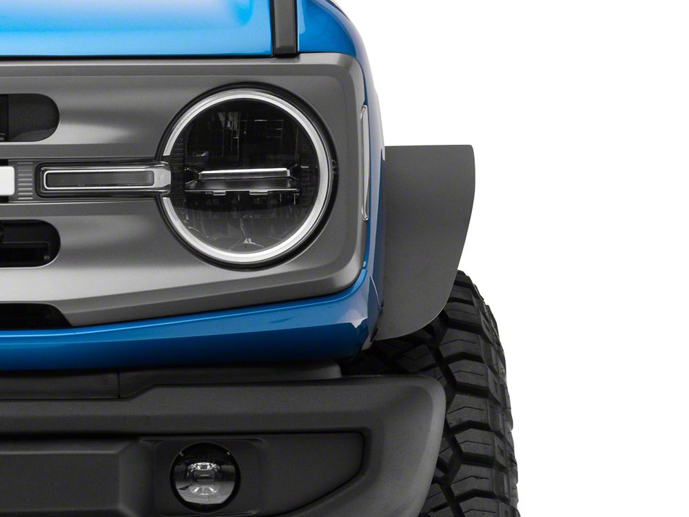 Barricade HD Flat Fender Flares; Front (21-25 Bronco, Excluding Everglades, Heritage & Raptor)