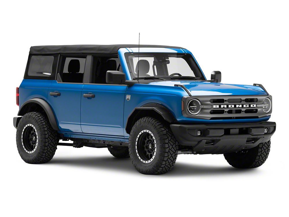 Barricade HD Plate Style Front Fender Flares (21-25 Bronco, Excluding Everglades, Heritage & Raptor)