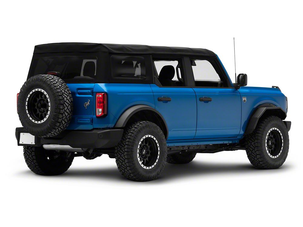 Barricade HD Plate Style Front Fender Flares (21-25 Bronco, Excluding Everglades, Heritage & Raptor)