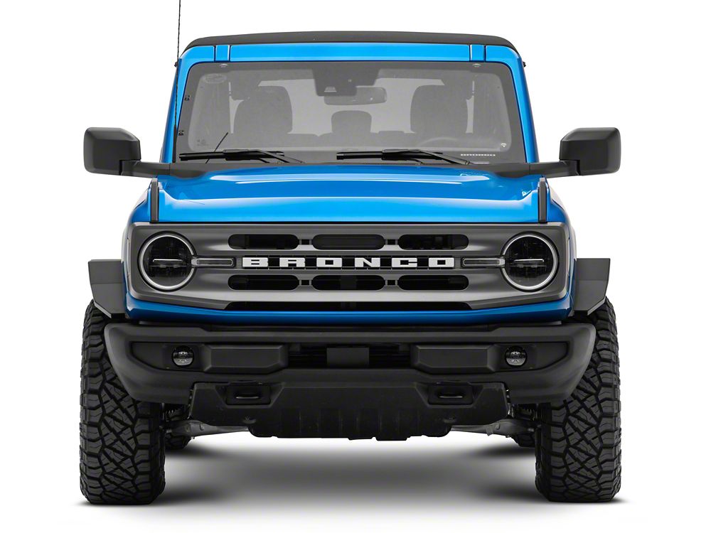 Barricade HD Plate Style Front Fender Flares (21-25 Bronco, Excluding Everglades, Heritage & Raptor)