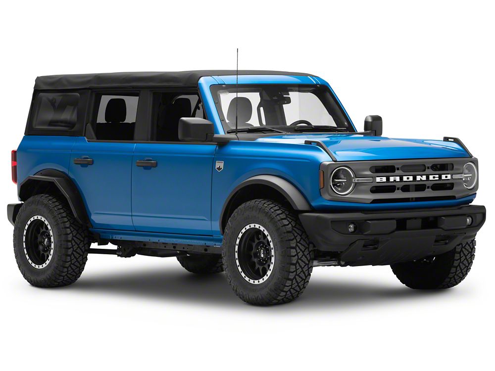 Barricade HD Plate Style Rear Fender Flares (21-25 Bronco 4-Door, Excluding Everglades, Heritage & Raptor)