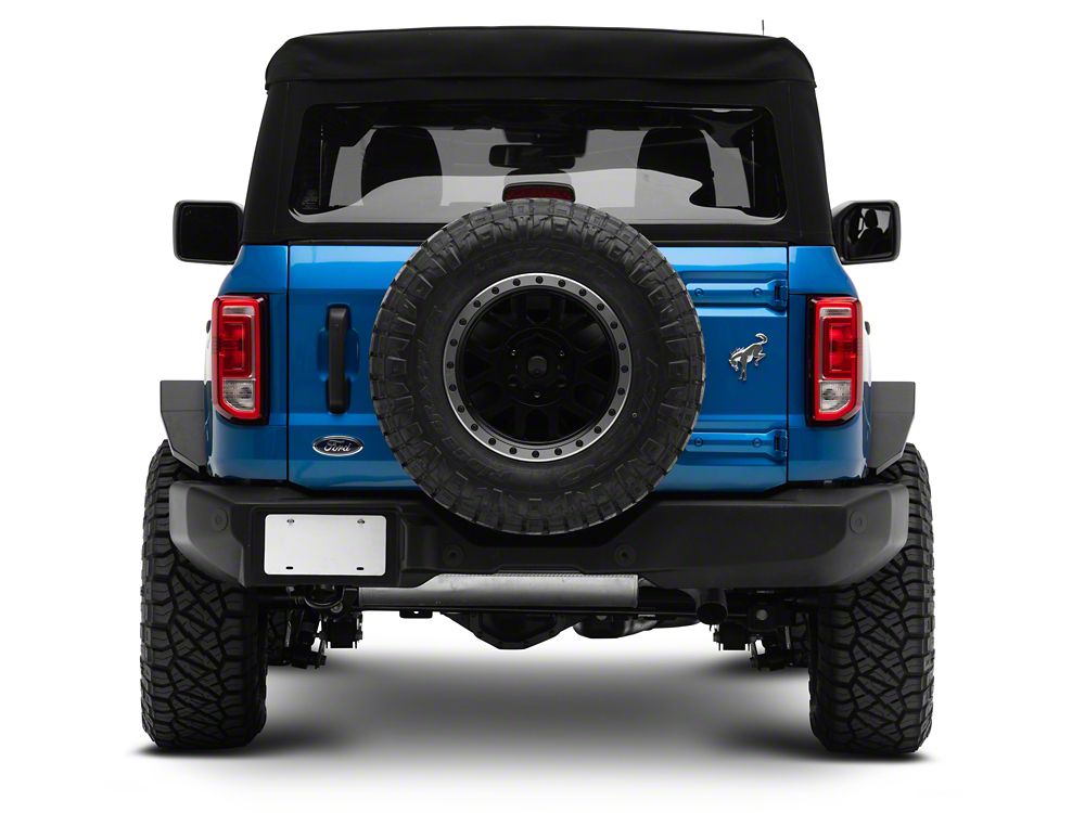 Barricade HD Plate Style Rear Fender Flares (21-25 Bronco 4-Door, Excluding Everglades, Heritage & Raptor)