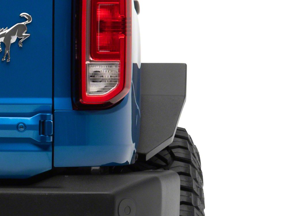 Barricade HD Plate Style Rear Fender Flares (21-25 Bronco 4-Door, Excluding Everglades, Heritage & Raptor)