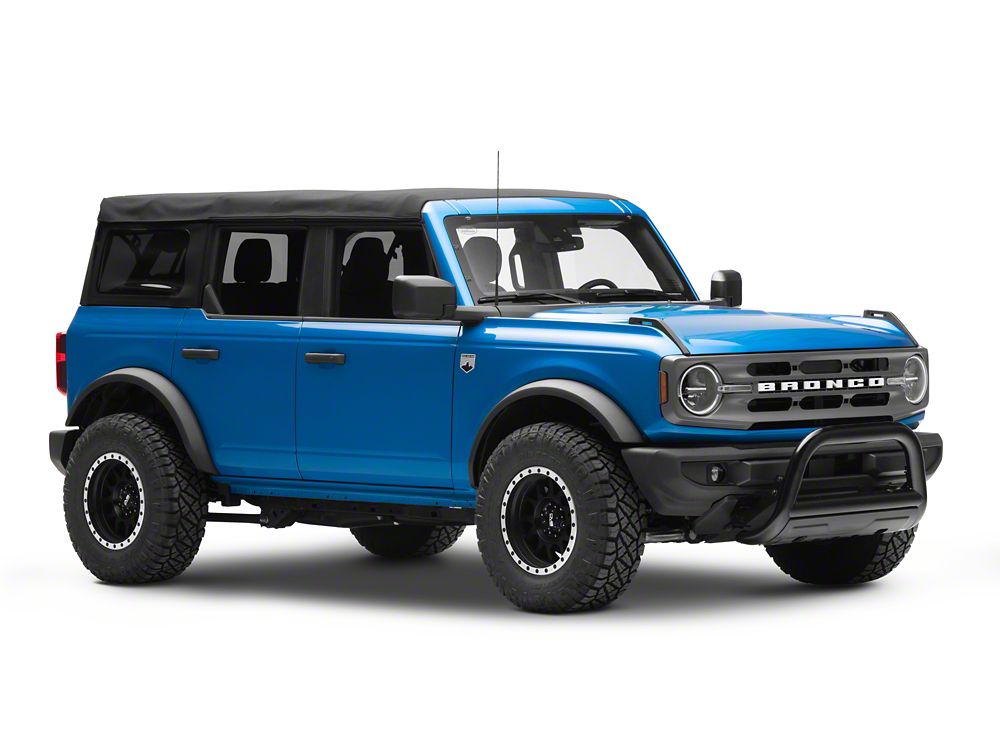 Barricade 3.50-Inch Oval Bull Bar with Formed Skid Plate (21-25 Bronco)