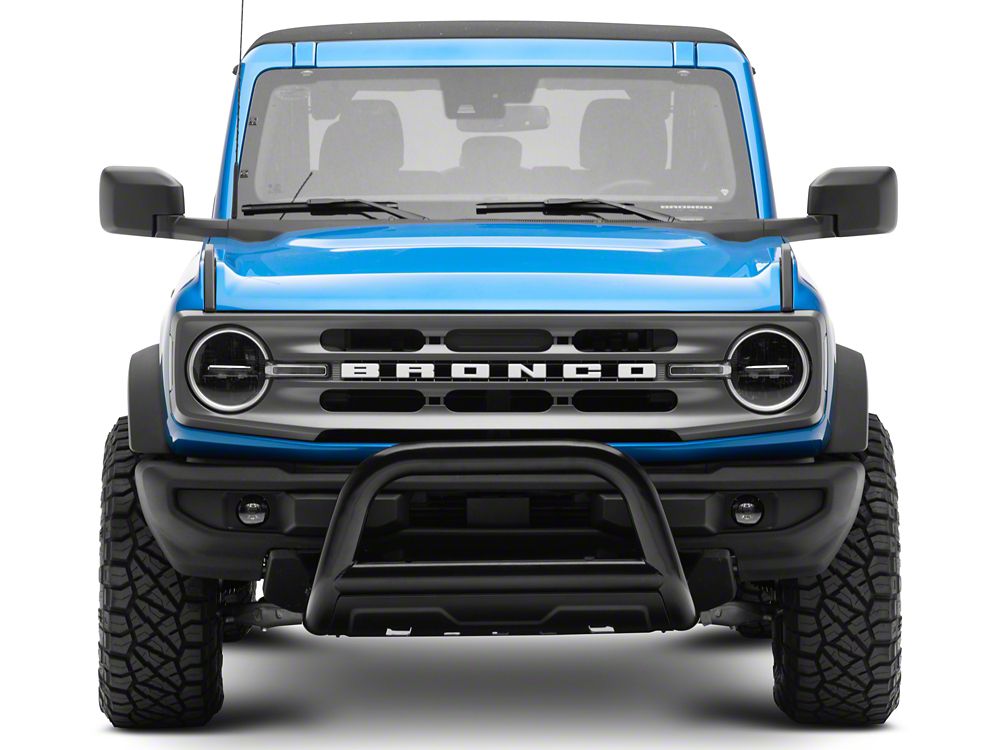 Barricade 3.50-Inch Oval Bull Bar with Formed Skid Plate (21-25 Bronco)