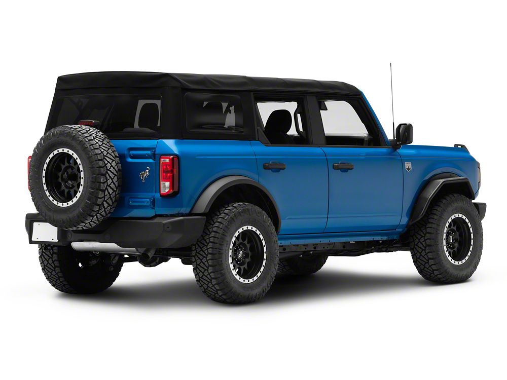 Barricade HD Tubular Fender Flares; Front (21-25 Bronco, Excluding Everglades, Heritage & Raptor)