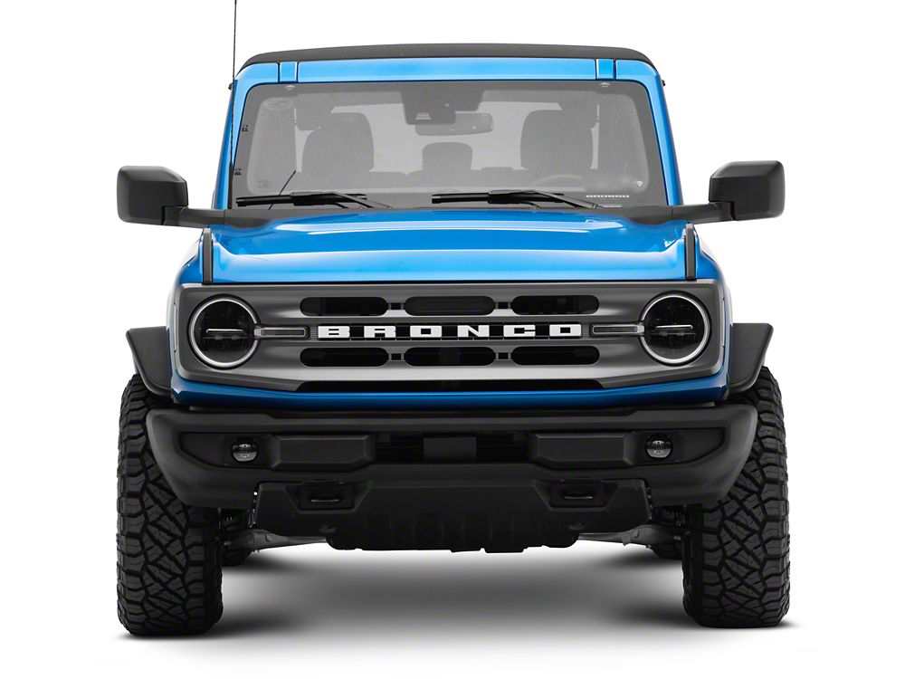 Barricade HD Tubular Fender Flares; Front (21-25 Bronco, Excluding Everglades, Heritage & Raptor)