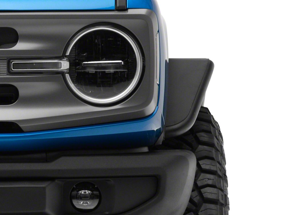 Barricade HD Tubular Fender Flares; Front (21-25 Bronco, Excluding Everglades, Heritage & Raptor)