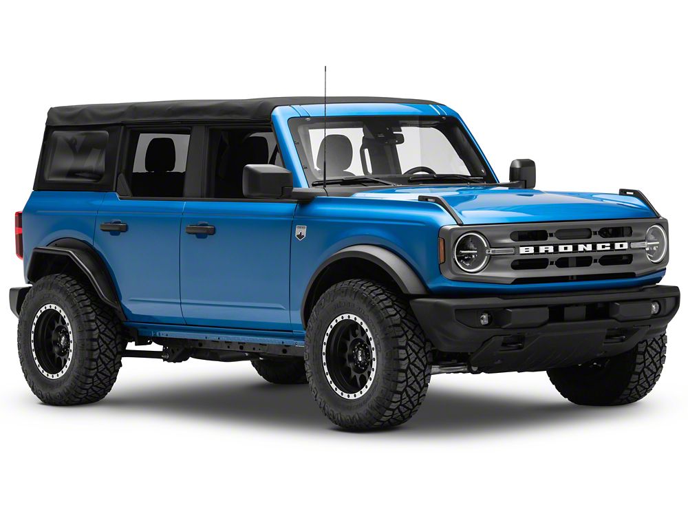 Barricade HD Tubular Fender Flares; Rear (21-25 Bronco 4-Door, Excluding Everglades, Heritage & Raptor)