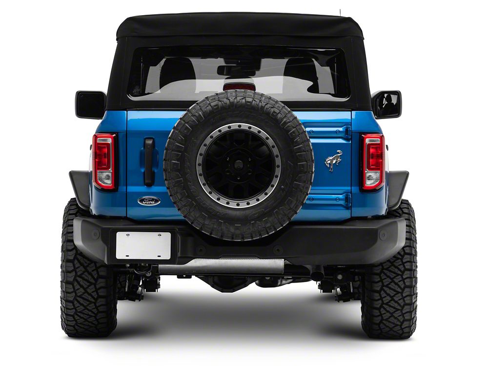 Barricade HD Tubular Fender Flares; Rear (21-25 Bronco 4-Door, Excluding Everglades, Heritage & Raptor)