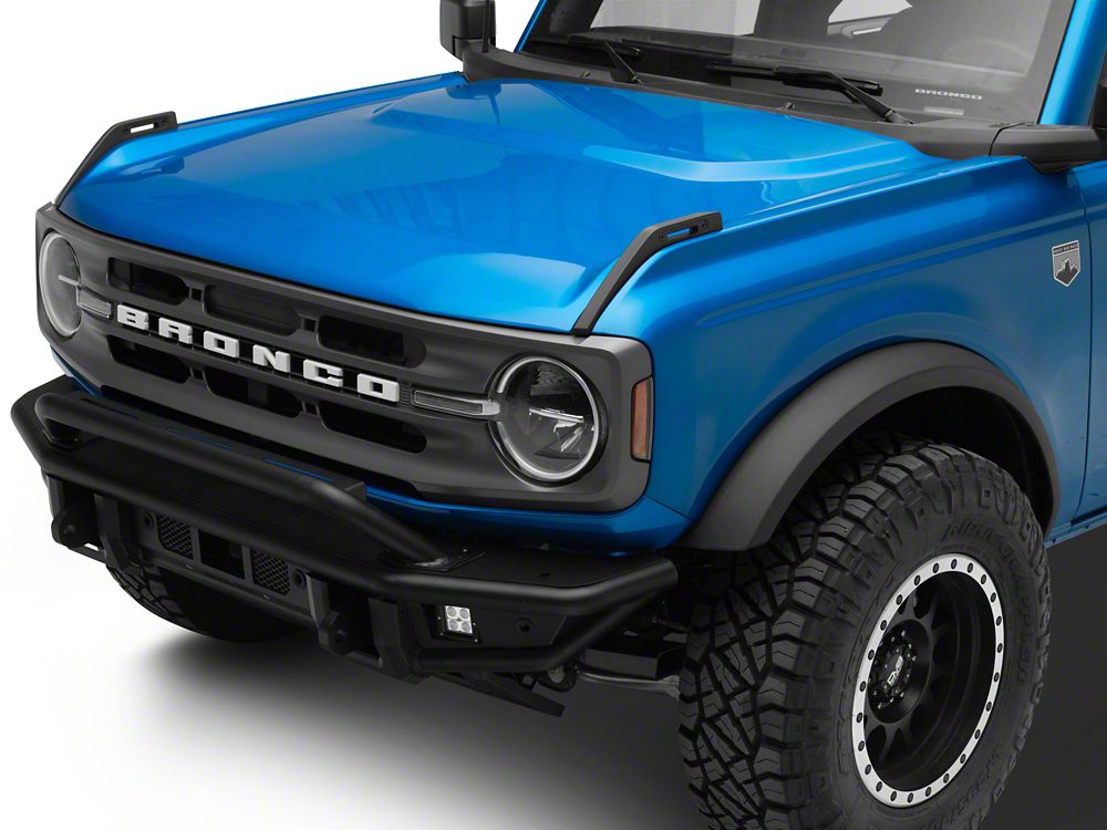 Barricade HD Tubular Front Bumper with LED Fog Lights (21-25 Bronco, Excluding Raptor)