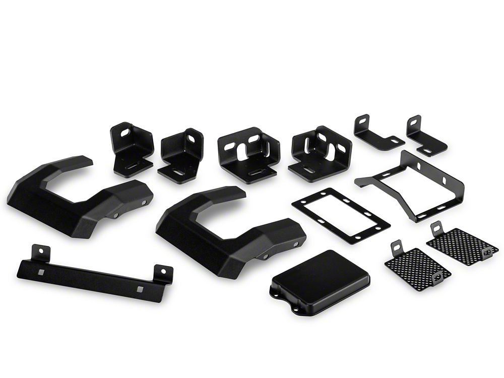 Barricade HD Tubular Front Bumper with LED Fog Lights (21-25 Bronco, Excluding Raptor)