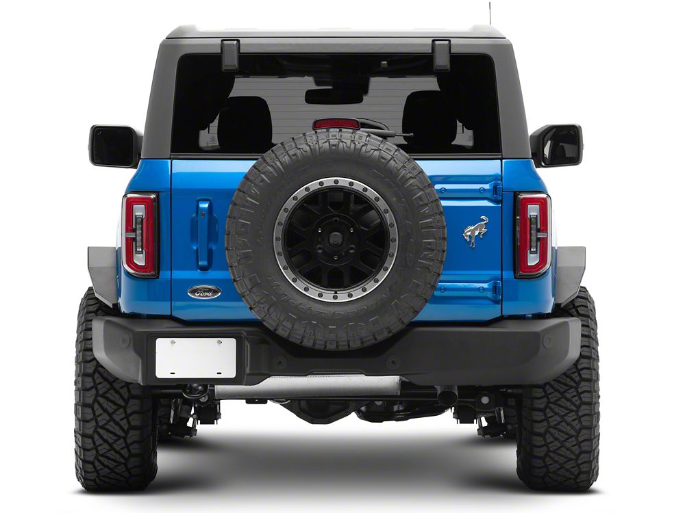 Barricade HD Plate Style Rear Fender Flares (21-25 Bronco 2-Door, Excluding Heritage)