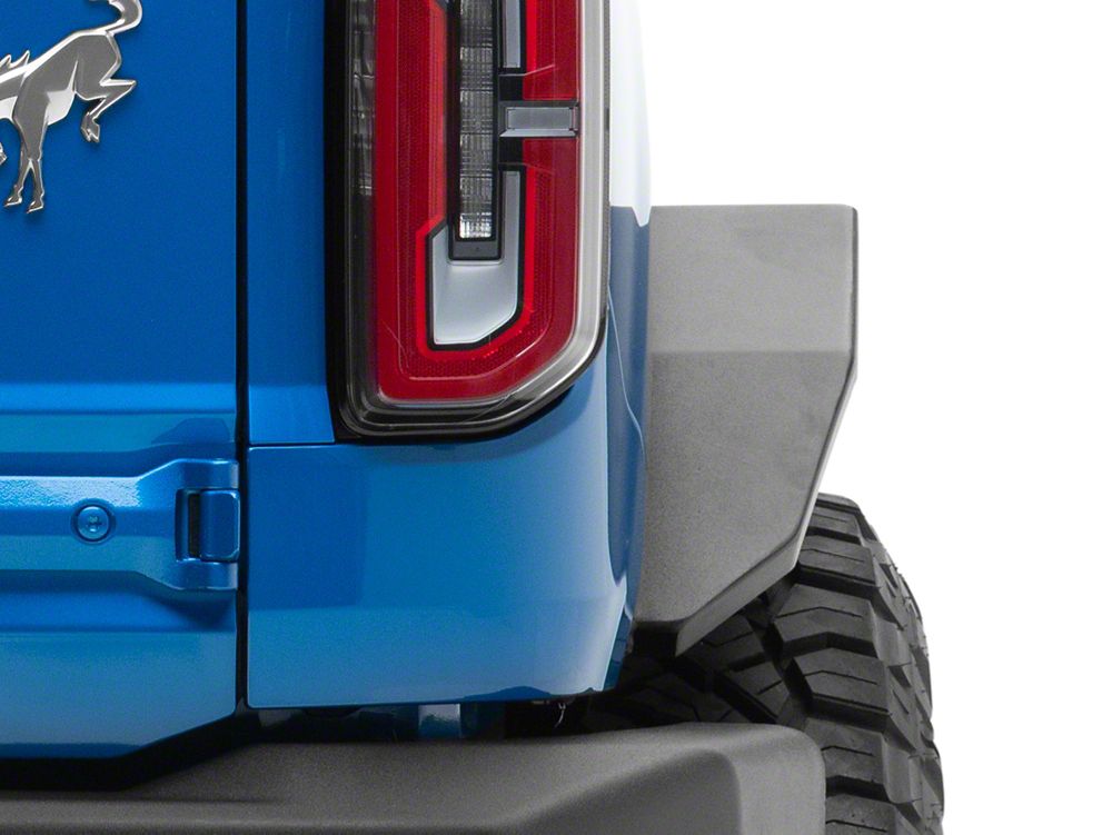 Barricade HD Plate Style Rear Fender Flares (21-25 Bronco 2-Door, Excluding Heritage)