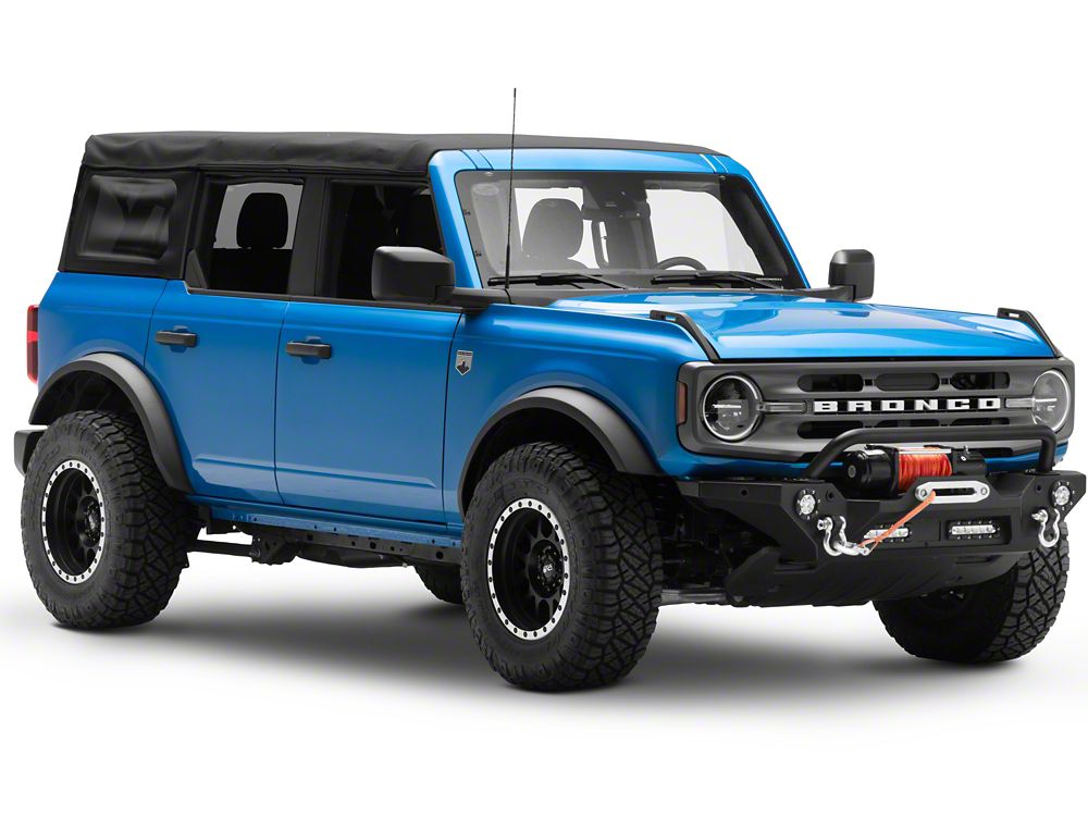 Barricade Trail Force HD Front Bumper with LED Fog Lights (21-25 Bronco, Excluding Raptor)