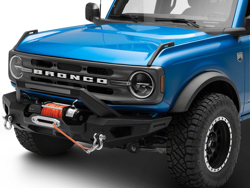 Barricade HD Plate Style Full Width Front Bumper with Winch Mount (21-25 Bronco, Excluding Raptor)