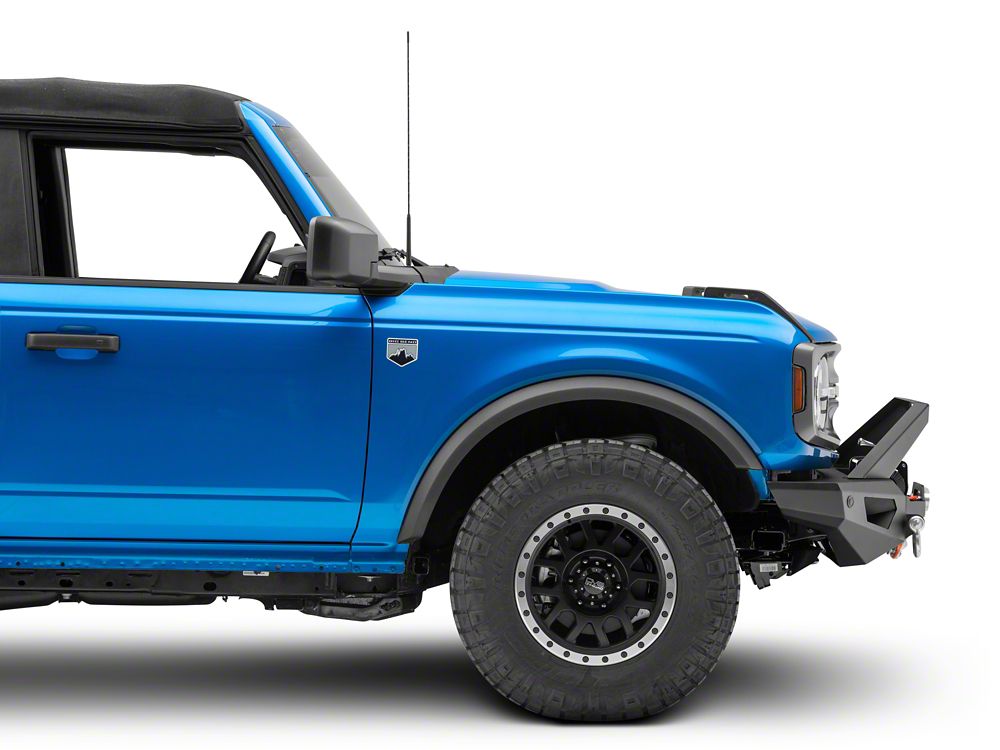 Barricade HD Plate Style Full Width Front Bumper with Winch Mount (21-25 Bronco, Excluding Raptor)