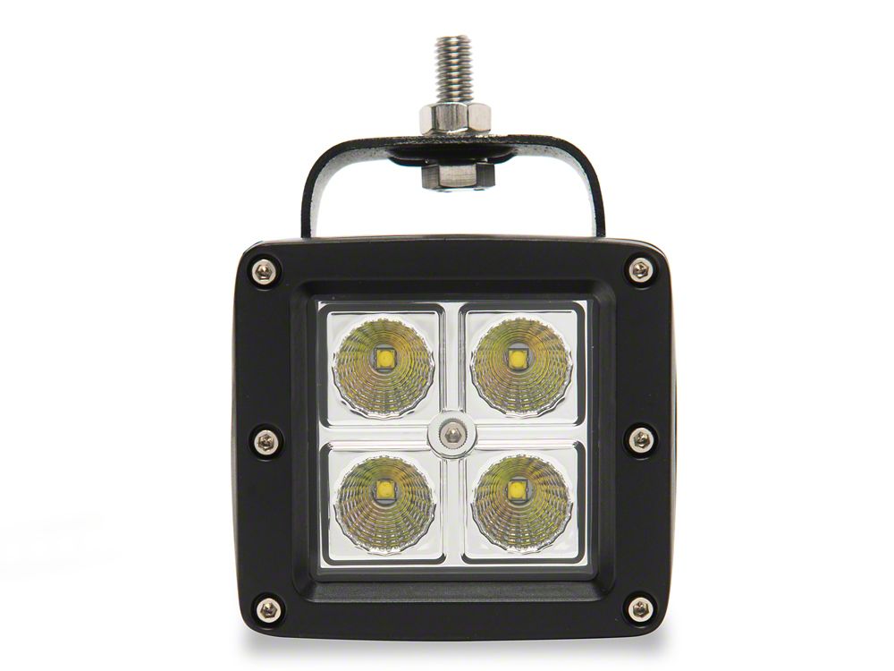 Barricade HD Plate Style Full Width Front Bumper with Winch Mount and LED Fog Lights (21-25 Bronco, Excluding Raptor)