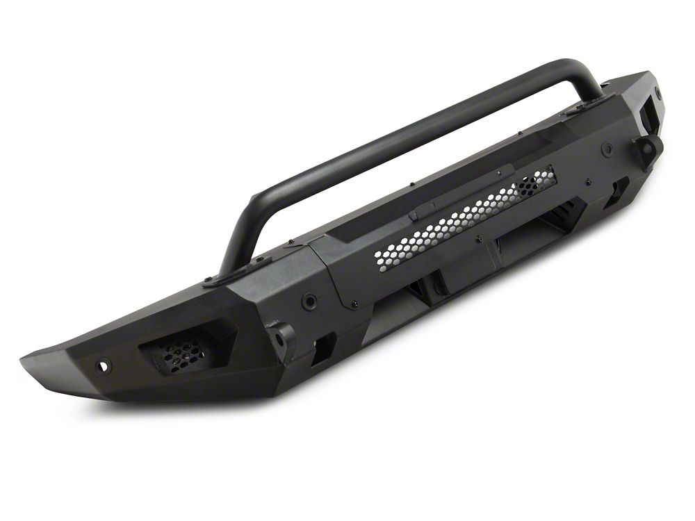 Barricade HD Plate Style Full Width Front Bumper with LED Fog Lights (21-25 Bronco, Excluding Raptor)
