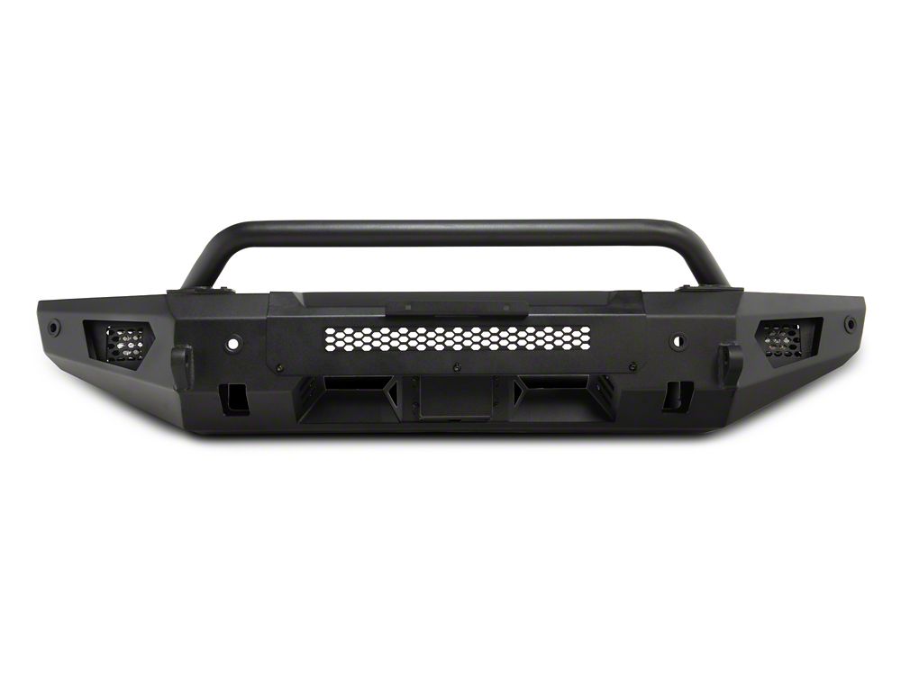 Barricade HD Plate Style Full Width Front Bumper with LED Fog Lights (21-25 Bronco, Excluding Raptor)