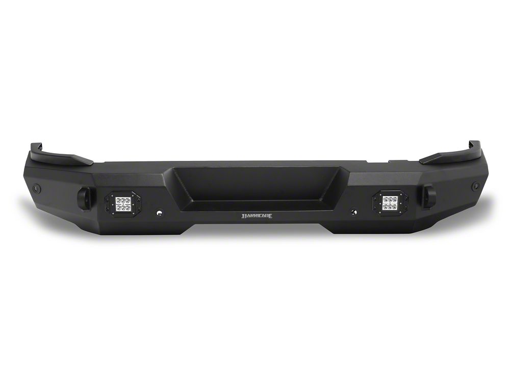 Barricade HD Plate Style Full Width Rear Bumper with LED Fog Lights (21-25 Bronco, Excluding Raptor)