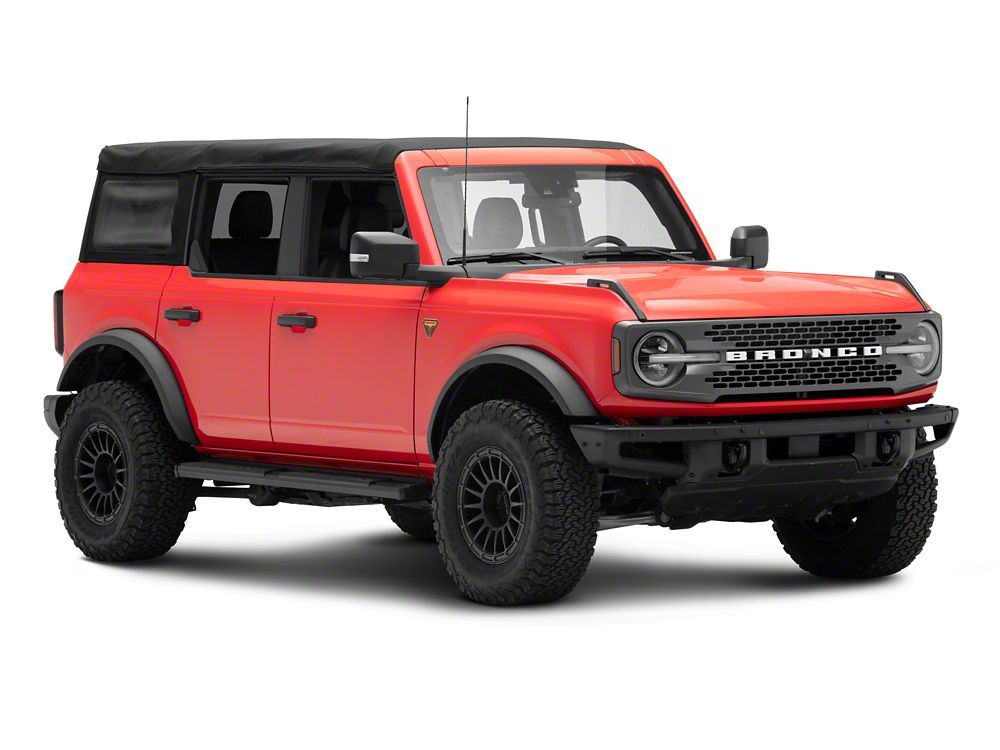 Barricade S6 Running Boards; Textured Black (21-25 Bronco 4-Door)