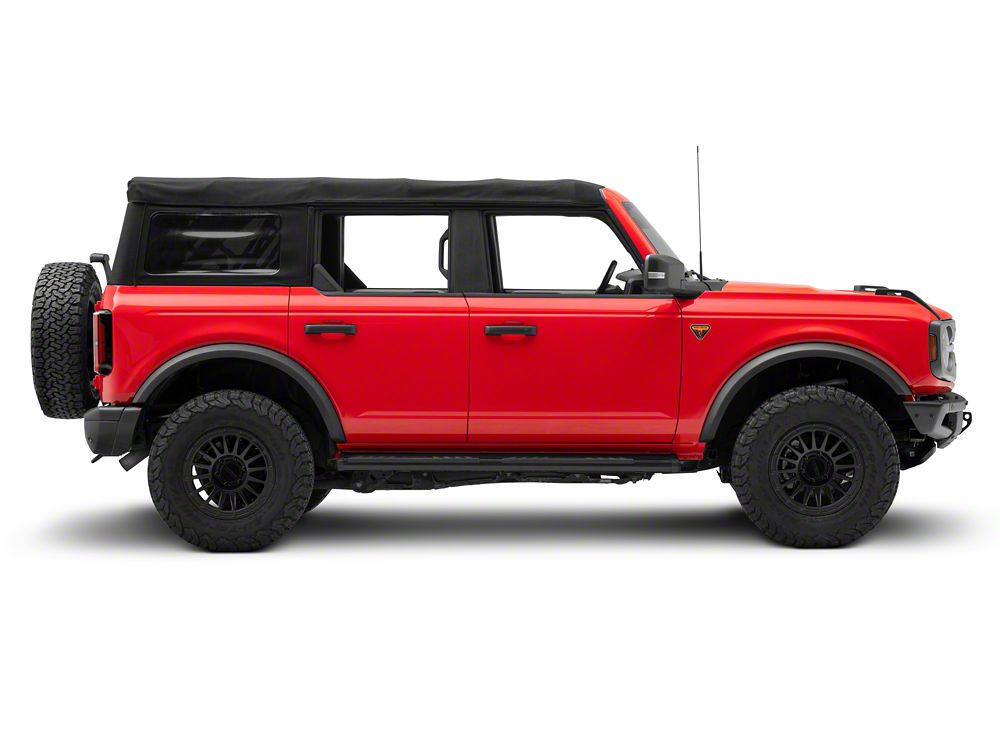 Barricade S6 Running Boards; Textured Black (21-25 Bronco 4-Door)