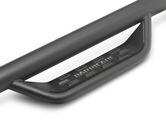 Barricade Tubular Drop Steps; Fine Textured Black (21-25 Bronco 4-Door)