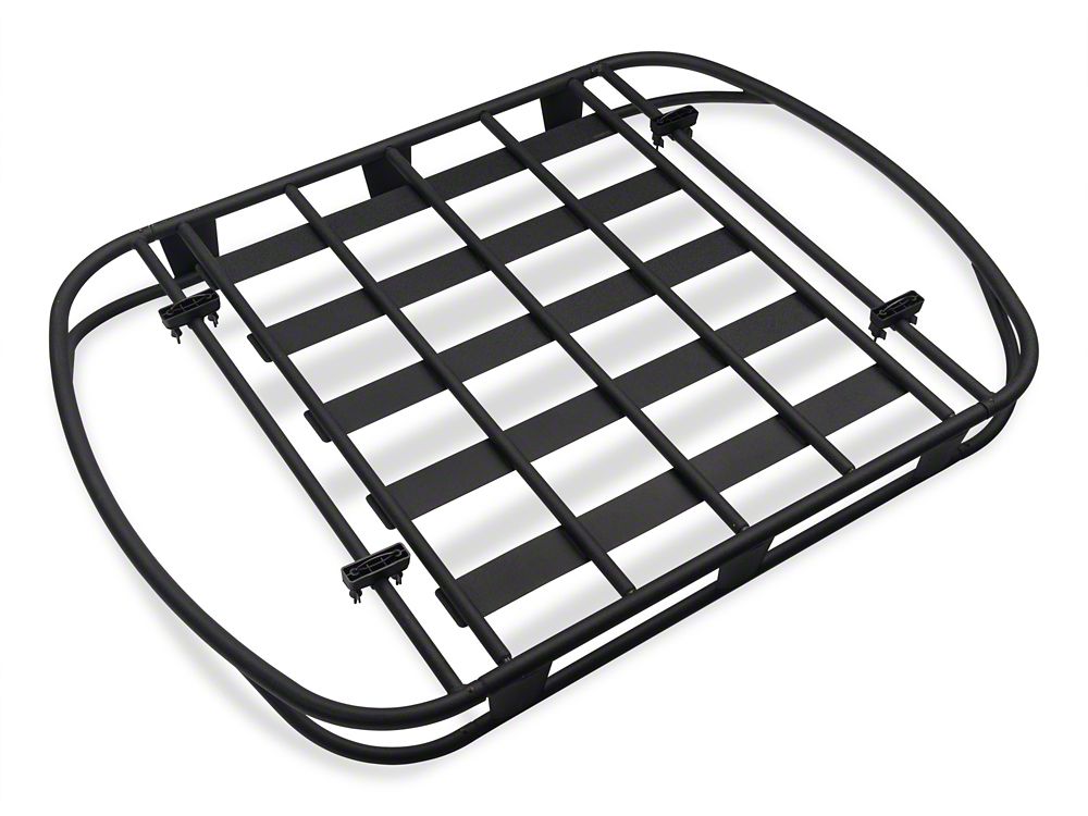 Barricade Roof Rack Basket; Textured Black (Universal; Some Adaptation May Be Required)