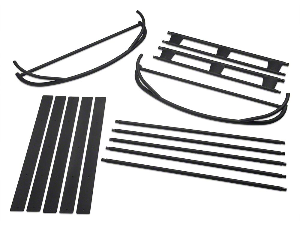 Barricade Roof Rack Basket; Textured Black (Universal; Some Adaptation May Be Required)