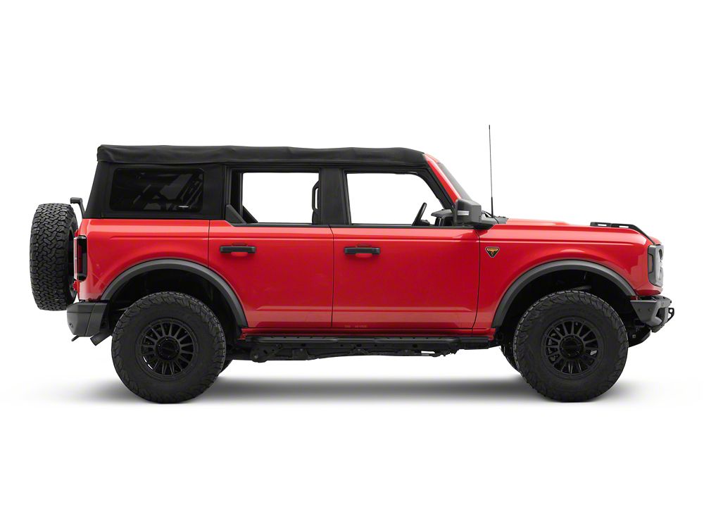 Barricade Formed HD Running Boards; Textured Black (21-25 Bronco 4-Door)