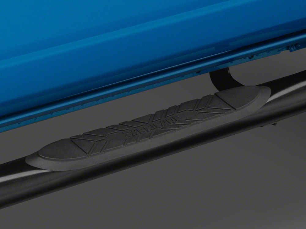 Barricade 3-Inch Side Step Bars; Black (21-25 Bronco 2-Door)