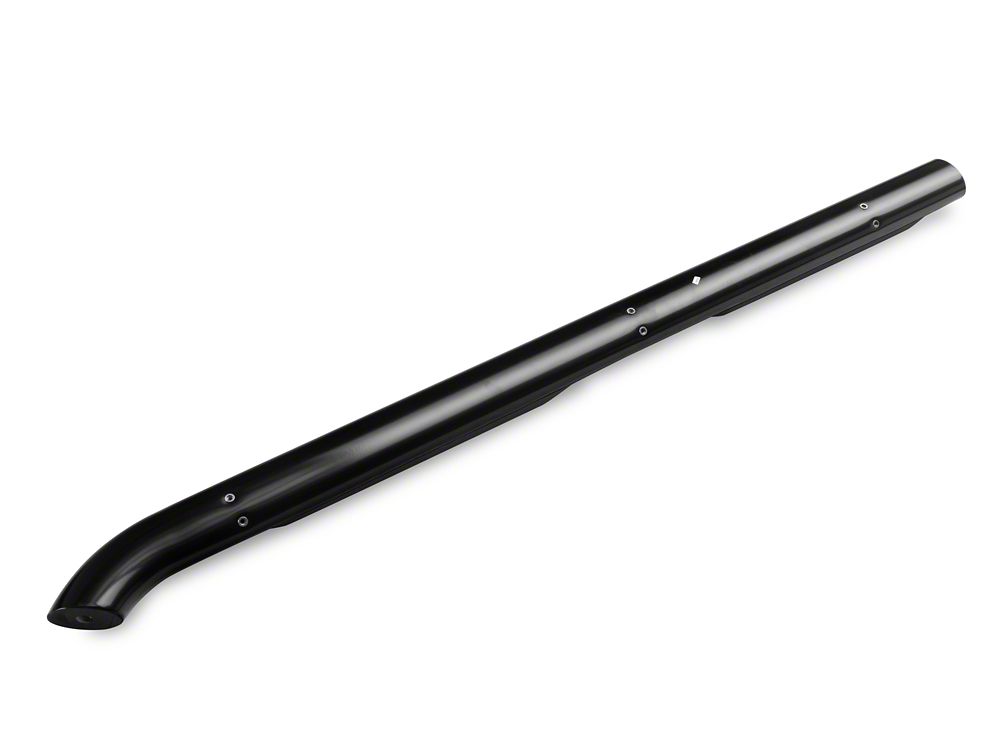 Barricade 4-Inch Oval Bent End Side Step Bars; Black (21-25 Bronco 4-Door)