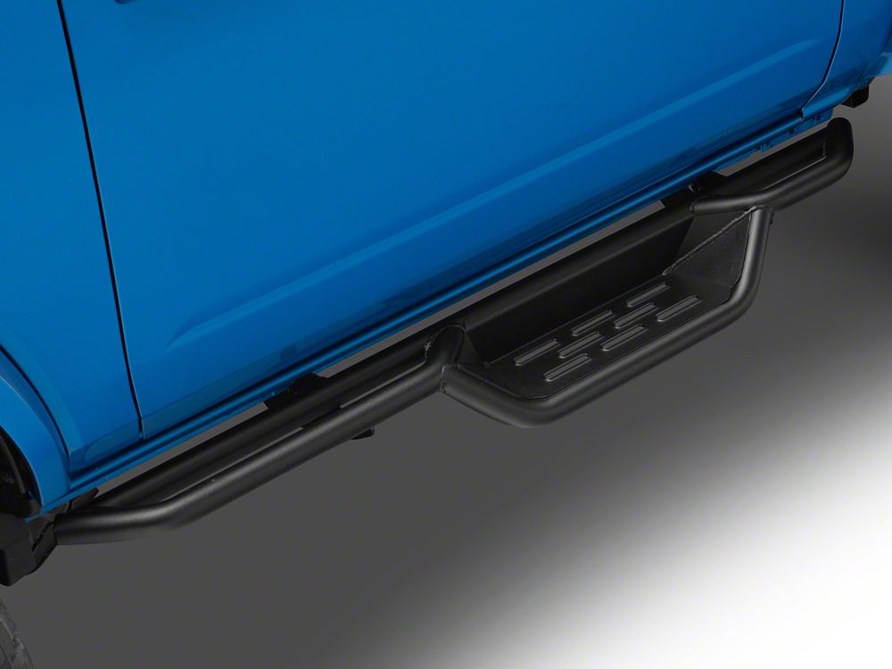 Barricade NB1 Running Boards; Textured Black (21-25 Bronco 2-Door)