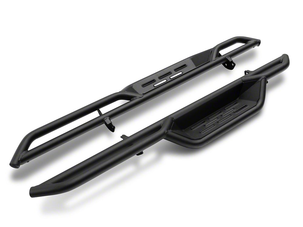 Barricade NB1 Running Boards; Textured Black (21-25 Bronco 2-Door)
