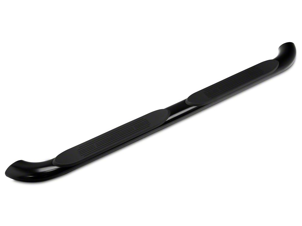 Barricade 4-Inch Oval Bent End Side Step Bars; Black (19-23 Ranger SuperCab)