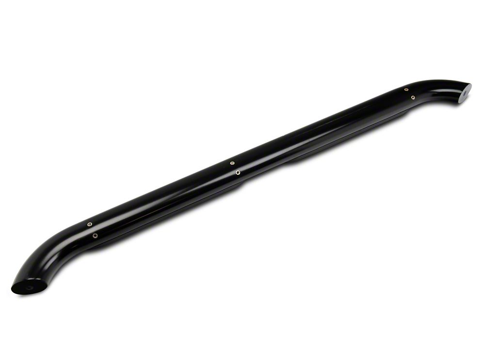 Barricade 4-Inch Oval Bent End Side Step Bars; Black (19-23 Ranger SuperCab)
