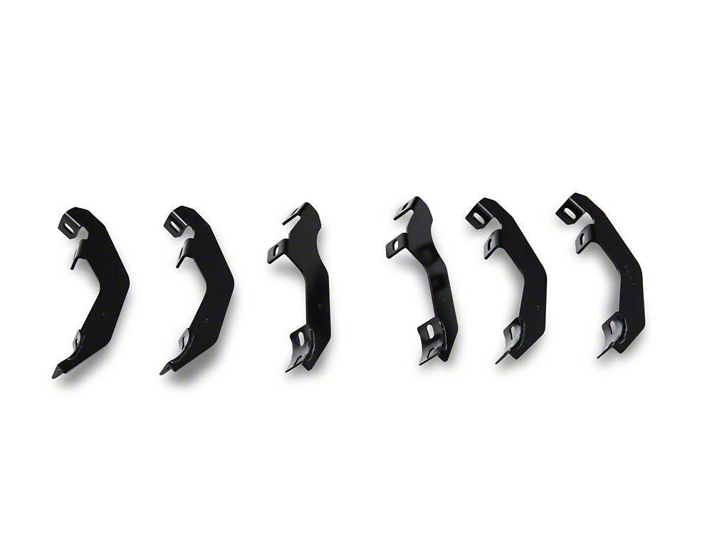 Barricade 4-Inch Oval Bent End Side Step Bars; Black (19-23 Ranger SuperCab)