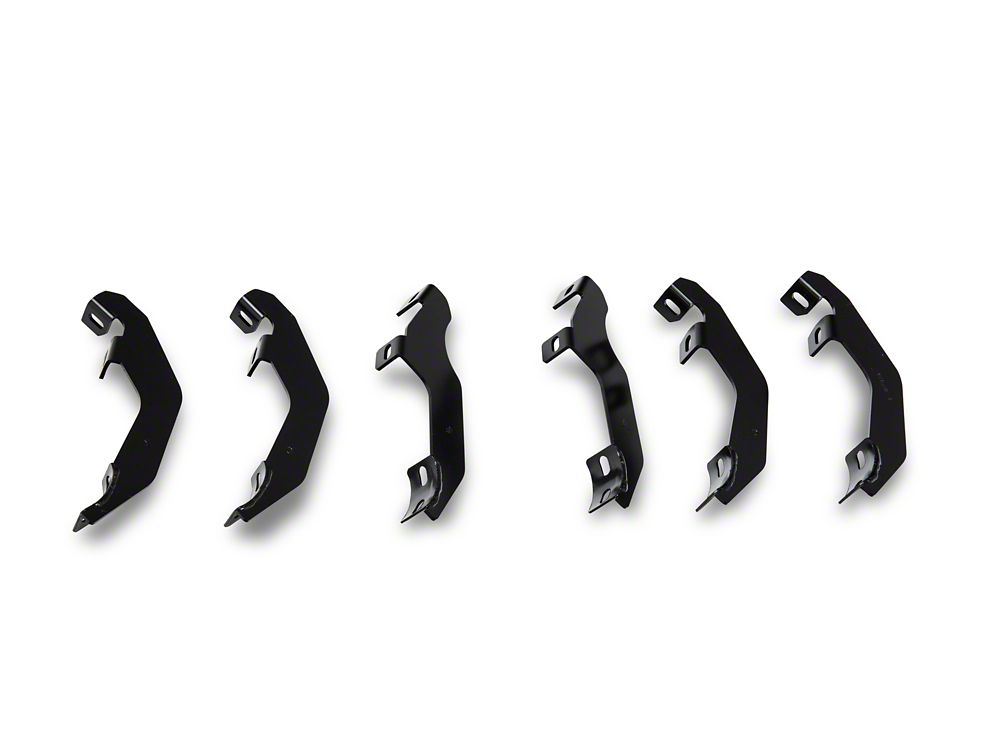 Barricade 4-Inch Oval Straight End Side Step Bars; Black (19-23 Ranger SuperCab)
