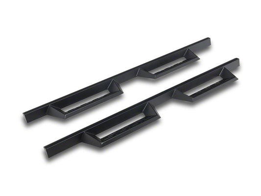 Barricade Canyon Drop Steps; Textured Black (19-23 Ranger SuperCab)