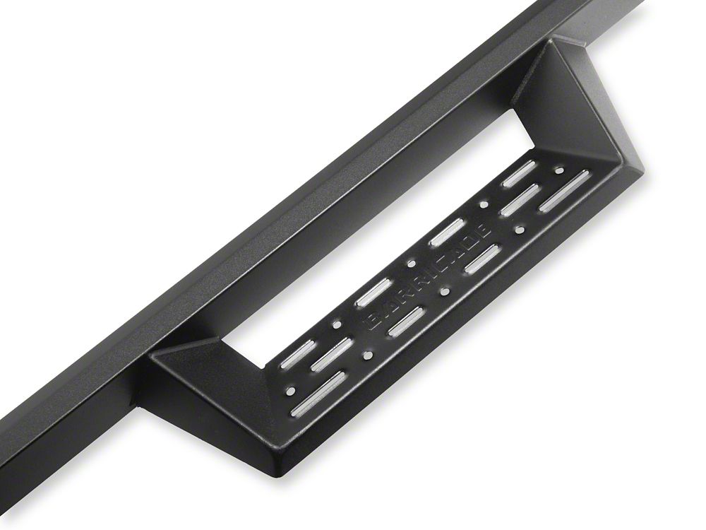 Barricade Canyon Drop Steps; Textured Black (19-23 Ranger SuperCab)