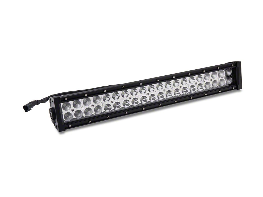 Barricade 3.50-Inch Bull Bar with Skid Plate and 20-Inch LED Light Bar; Textured Black (15-22 Canyon)