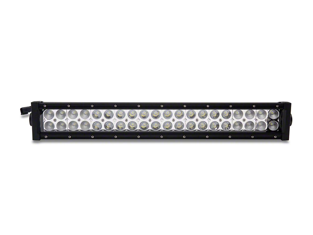 Barricade 3.50-Inch Bull Bar with Skid Plate and 20-Inch LED Light Bar; Textured Black (15-22 Canyon)