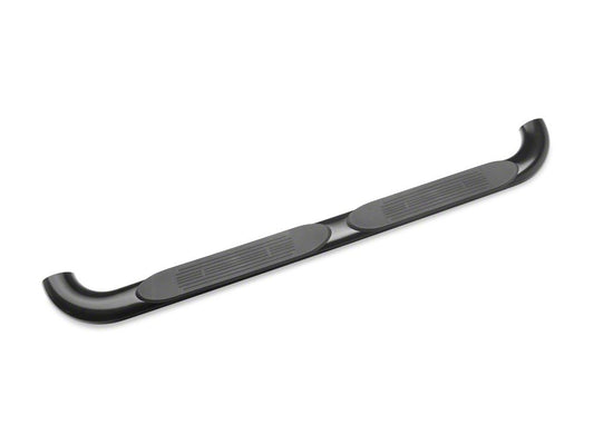 Barricade 4-Inch Oval 90 Degree Bent End Side Step Bars; Black (15-22 Canyon Extended Cab)