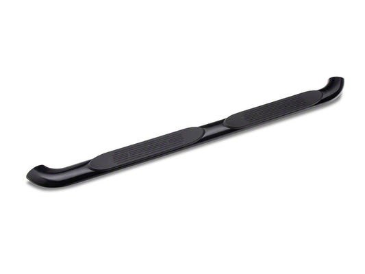 Barricade 4-Inch Oval Bent End Side Step Bars; Black (15-22 Canyon Extended Cab)