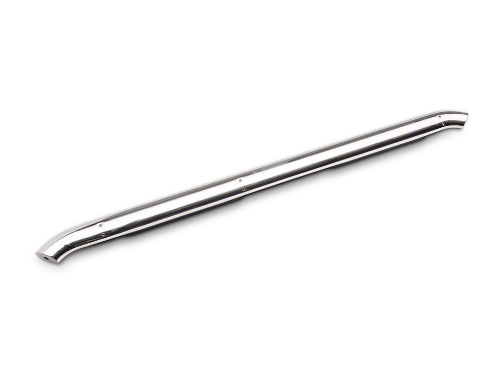 Barricade 4-Inch Oval Bent End Side Step Bars; Stainless Steel (15-22 Canyon Crew Cab)