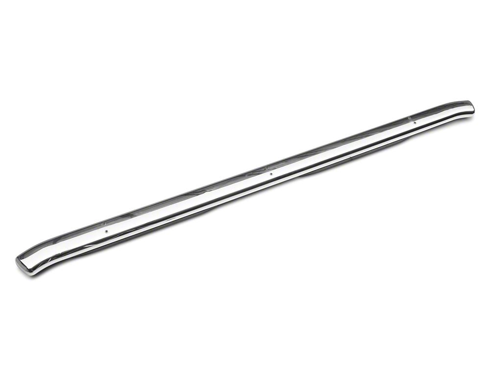 Barricade 5-Inch Oval Bent End Side Step Bars; Stainless Steel (15-22 Canyon Crew Cab)