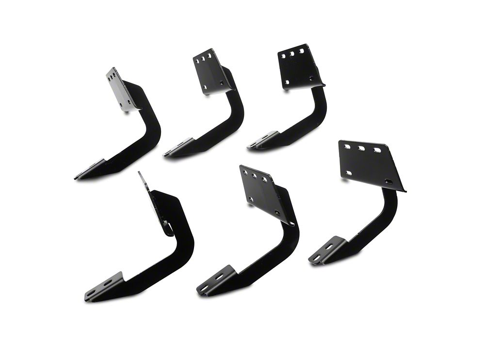 Barricade 5-Inch Oval Bent End Side Step Bars; Stainless Steel (15-22 Canyon Crew Cab)