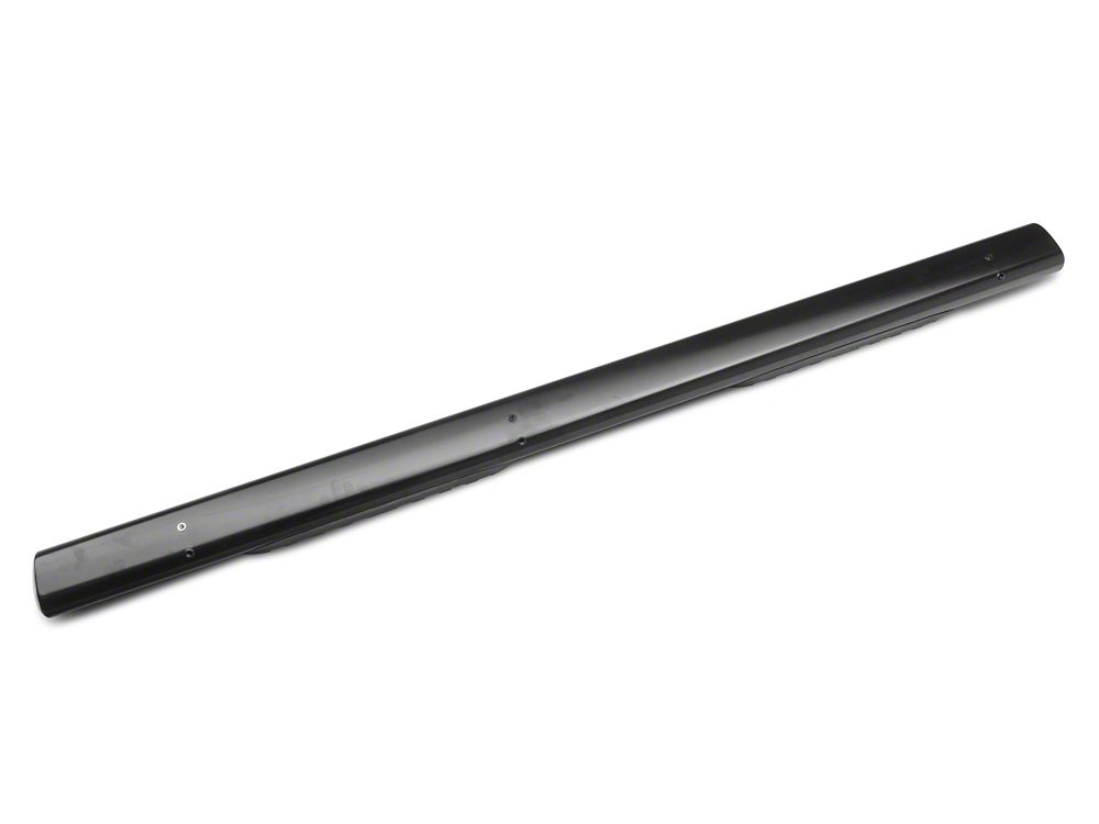 Barricade 5-Inch Oval Straight End Side Step Bars; Black (15-22 Canyon Extended Cab)
